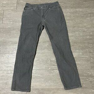 Men's Levi's 511 Grey Corduroy Pants size 32x30 Straight